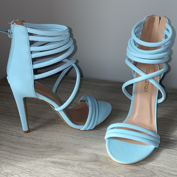 Strappy High Heels - Picture 2 of 5